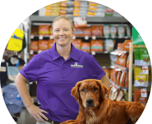 Caitlin Greene Multi-Unit Franchise Owner with dog
