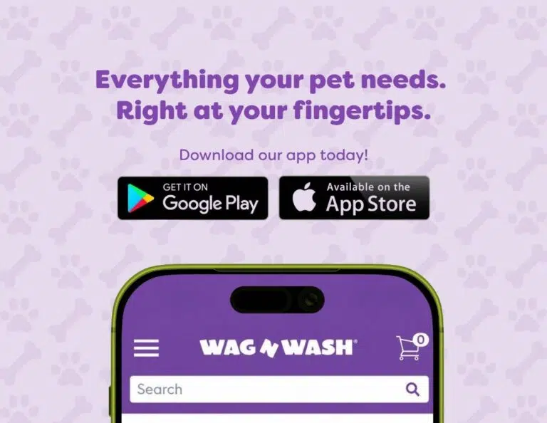 Wag N' Wash mobile app
